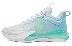 Баскетбольные кроссовки Stopgo 2.0 мужские с низким верхом, светящиеся белые/космически-синие Rigorer