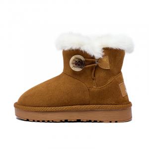 Термостойкие детские ботинки с противоскользящей и износостойкой подошвой Kids' Disney, коричневый