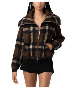 Куртка Blank NYC Prep Academy Plaid Sweater Jacket, цвет Multicolor