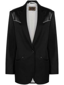 Washington Dee Cee однобортный блейзер со вставками, черный