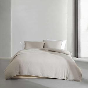 Calvin Klein Комплект постельного белья Queen, фланель меланж: простыня, пододеяльник, наволочки