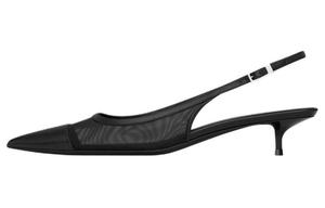 Туфли Oxalis Slingback Pumps SAINT LAURENT, черный