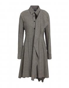 Платье миди Yohji Yamamoto, серый