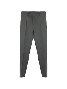Зауженные брюки из вирджинской шерсти Incotex, серый
