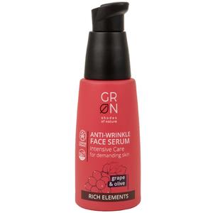 GRN, Интенсивная сыворотка против морщин для требовательной кожи, виноград и оливковое масло
