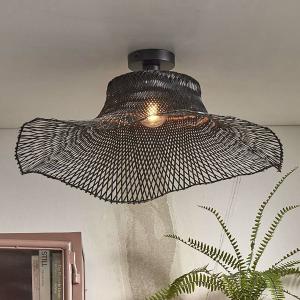Потолочный светильник GOOD&MOJO Ibiza Typ B, черный - бамбук - 65 x 20 x 65 см