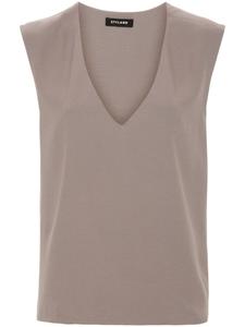 Styland креповая блузка без рукавов, серый