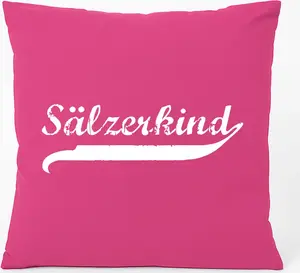 Подушка для дивана Hellweg Printing Company Sälzerkind Vintage Gift 40x40 см с наполнителем Fuchsia Cotton Sälzerkind Souvenir Hellweg Druckerei