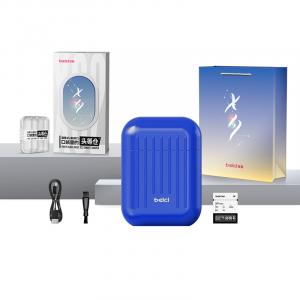 XS2 Qixi Festival Box поворотная бритва первоклассная мини электрическая портативная Beici, синий