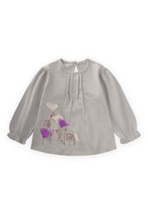 Топ Cigit LONG SLEEVE , Light Grey