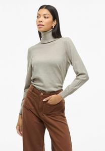 Джемпер VILA VIKERRY ROLLKRAGEN, Natural Melange/Beige