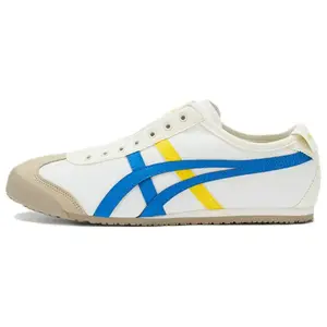 Onitsuka Tiger Асикс Мексика 66 Слипоны Крем Директуар Блю Бежевый Коричневый Синий, цвет Beige Brown Blue