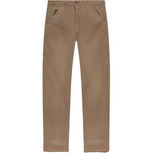 Брюки herringbone с бахромой Maison Margiela, бежевый