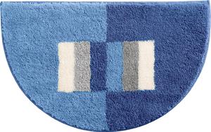 Коврик для ванной Erwin Müller Duschvorlage halbrund Korfu, синий