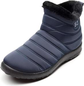 Женские зимние ботинки Stunner с меховой подкладкой, утепленные, на щиколотку, водонепроницаемые, для прогулок и походов, W Blue