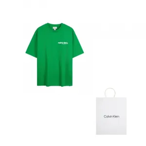 Джинсы, футболка с коротким рукавом и логотипом Calvin Klein, l1x-ice amber зеленый