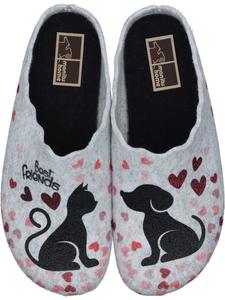 Тапочки Manitu-Home Klassische, серый