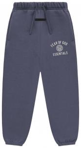 Детские флисовые спортивные штаны Fear of God Essentials, синий