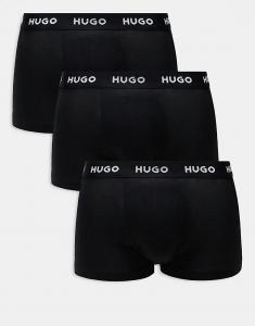 HUGO Bodywear 3 пары трусов черного цвета BOSS Bodywear