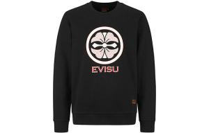 Толстовка мужская черная Evisu, черный