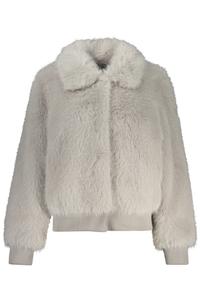 Куртка женская Guess Jeans меховая, серый