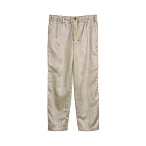 Брюки Dries Van Noten Reg Fit Drawstring Pant 'Silver', серебряный
