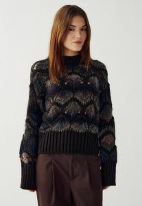 Джемпер Noella LATANNA, Brown Multi/Brown