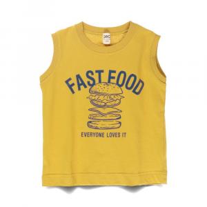 Майка с разнообразными графическими принтами Branshes, цвет Mustard