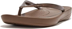 Женские эргономичные шлепанцы FitFlop iQushion, Bronze