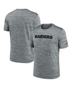 Мужская серая футболка Las Vegas Raiders Velocity Performance Nike, серый
