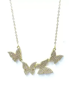 Женское ожерелье «Fly Girl» Accessory Concierge, gold-plated