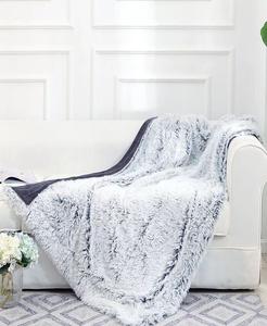 Лохматое одеяло Cheer Collection, серый