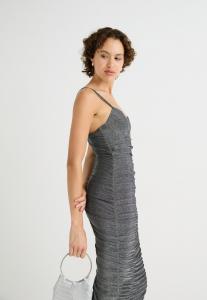 Платье-джемпер THALA GLITTER ROUCHED MIDI WAL G., серебристый