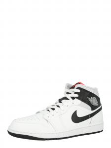 Кроссовки High-Top 'AIR JORDAN 1' в белом цвете