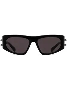 Солнцезащитные очки в квадратной оправе Alexander McQueen Eyewear, черный