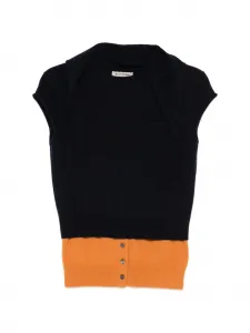 Многослойный вязаный жилет Meryll Rogge, синий