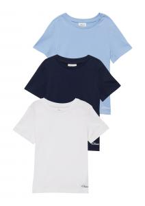 s.Oliver Junior Футболка в цветах Navy, Sky Blue, White