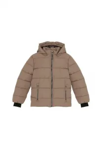 Зимняя куртка из стеганого хлопка Color Kids, Fossil