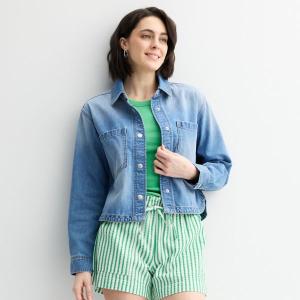 Женская укороченная шагетка Sonoma Goods For Life, цвет medium light wash