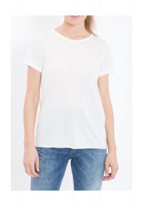 Футболка из мягкой, струящейся смесовой вискозы Queen Kerosin, кремовый