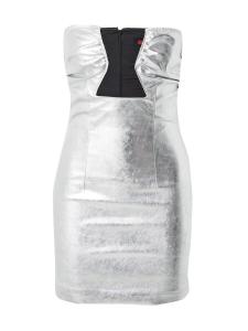 Коктейльное платье Misspap, серебряный