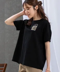 Футболка с отворотом Studio Picone, цвет Black (001)