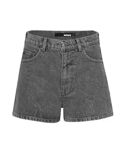 Джинсовые шорты со стразами Rotate Birger Christensen, серый