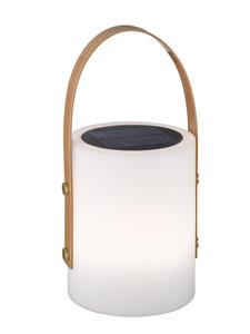 Настольная лампа Bari на солнечной батарее белого цвета - (В) 34 см x Ø 16 см FHL easy