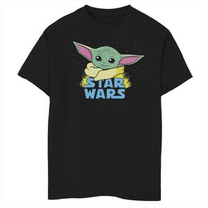 Футболка с графическим логотипом «Мандалорец» для мальчиков 8–20 лет, известная как Baby Yoda Galaxy Star Wars