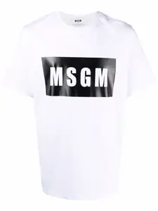 Футболка с логотипом MSGM, белый