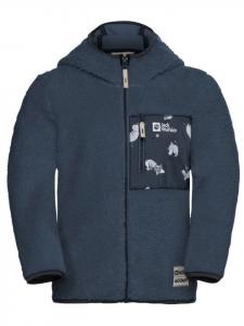 Флисовая куртка Moomin Ice Curl темно-синего цвета Jack Wolfskin