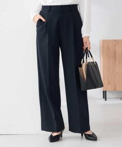 Можно стирать/Эластичные/Подходят для сочетания с другой одеждой: Широкие брюки с перекрестным кроем Avv, цвет Navy