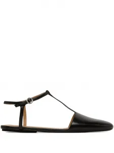 Кожаные балетки Marsèll, черный