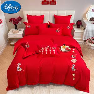 Disney Комплект постельного белья из 4 предметов (простыня 180 см, пододеяльник 200х230 см), цвет Baizi Nafu